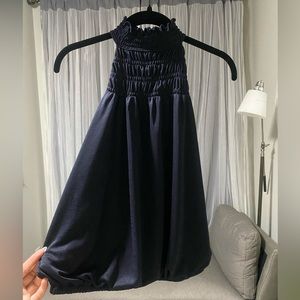 EXPRESS Navy Blue Neck Tank Blouse